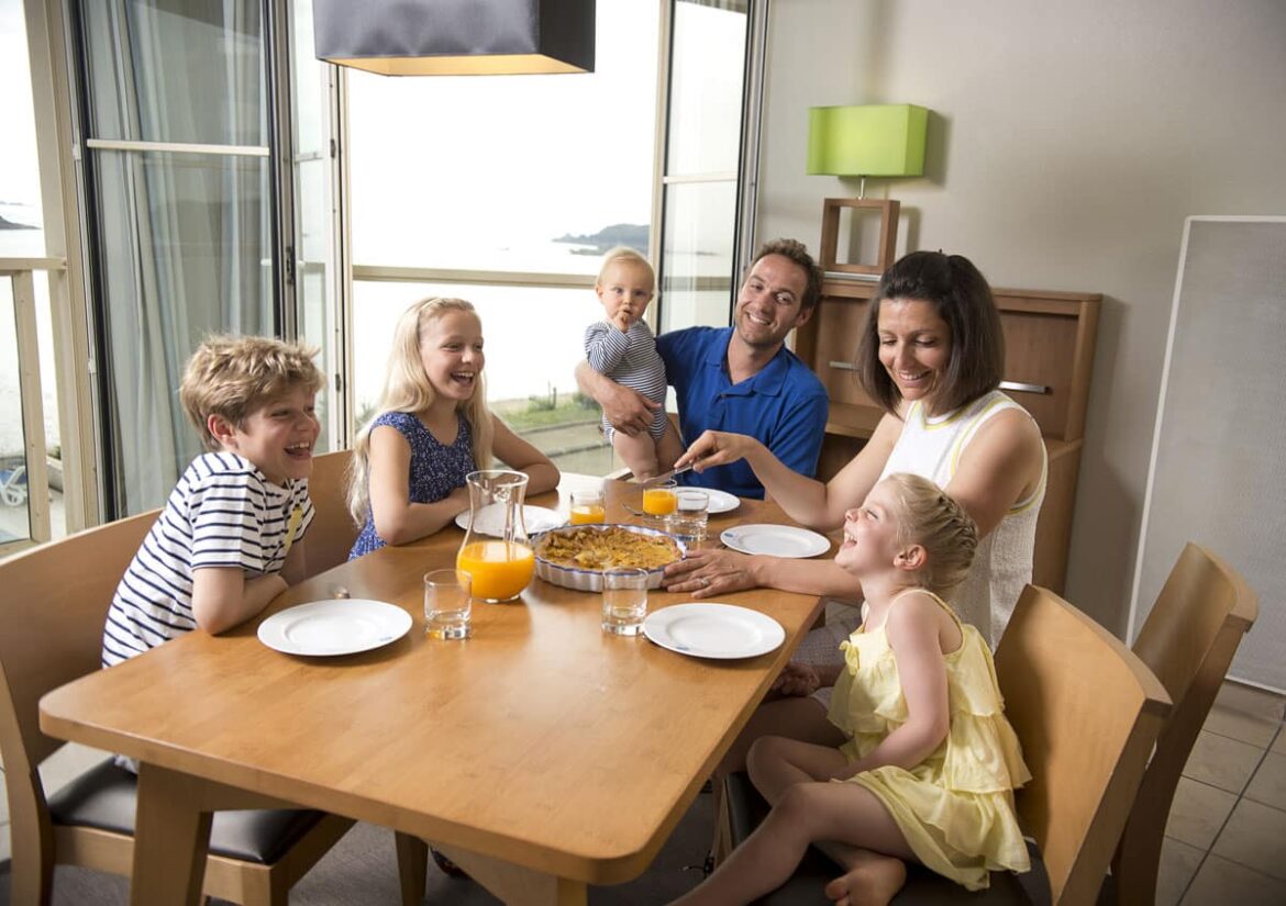 séjour en famille à la mer