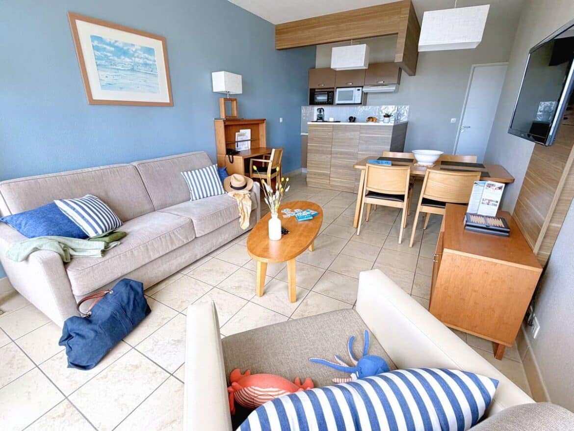 Les appartements de la Résidence Reine Marine 2 Salon appartement Saint-Malo